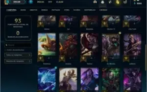 Conta DIAMANTE 2 com 11 skins e 34 champs