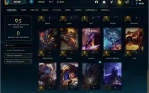 Conta DIAMANTE 2 com 11 skins e 34 champs