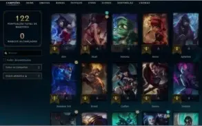 Conta League of Legends Platina 4