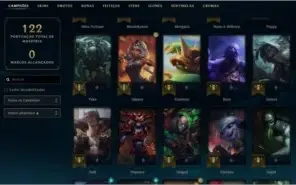 Conta League of Legends Platina 4