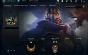 CONTA LOL 38 SKINS COM NICK BOM PRA MAIN ADC/LUCIAN