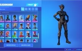 Conta muito rara com 132 skins mais de 1000 reais investidos