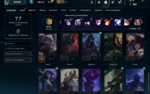 Bronze 3 com 35 Champs e 15 Skins ( MAIN ADC )