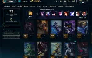 Bronze 3 com 35 Champs e 15 Skins ( MAIN ADC )