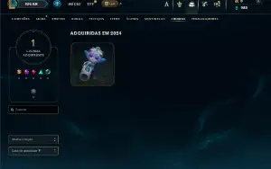 Bronze 3 com 35 Champs e 15 Skins ( MAIN ADC )