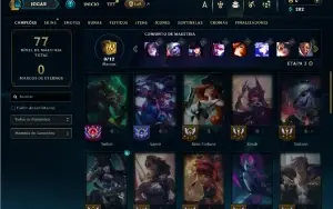 Bronze 3 com 35 Champs e 15 Skins ( MAIN ADC )