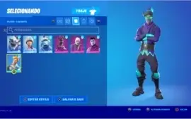 CONTA DE FORTNITE COM TRAVIS SCOTT+TUBARÃO MAKO+MUITAS SKINS