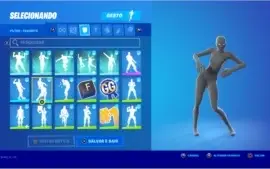 CONTA DE FORTNITE COM TRAVIS SCOTT+TUBARÃO MAKO+MUITAS SKINS