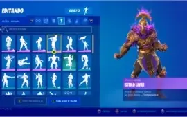 Conta no fortnite temp 5 até 2/5 quase tudo full