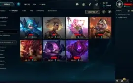 Conta de lol Ouro 4 133 skins