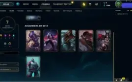 CONTA LOL OURO II LVL 73