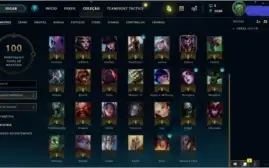 CONTA LOL OURO II LVL 73