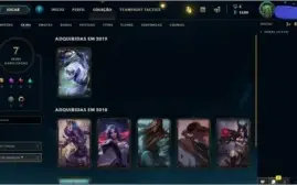 CONTA LOL OURO II LVL 73