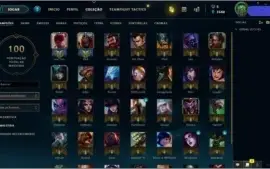 CONTA LOL OURO II LVL 73