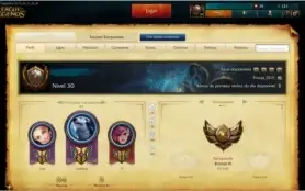 CONTA BRONZE 3  47 CAMPEOES / 18 SKINS / 6 PAG DE RUNAS