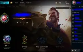 Conta unranked ex gold honra 2