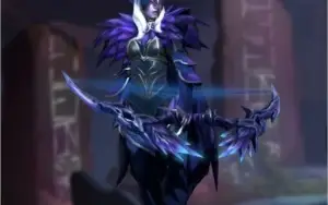 Skim Personagem Drow Ranger - (O Mais caro)