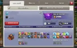3 CONTAS CLASH OF CLANS CV11, CV 10, CV9 coringa + ROYALE