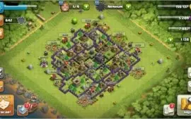 3 CONTAS CLASH OF CLANS CV11, CV 10, CV9 coringa + ROYALE