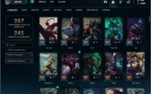 Conta ouro 4 com 1,3kk de Lee e 700k de Yasuo com 62 skins