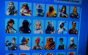 Conta fortnite 120 skins +picaretas e dancas