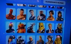 Conta fortnite 120 skins +picaretas e dancas
