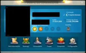 Conta Archer 78M Vip16 full equip lendário Rise of Kingdoms