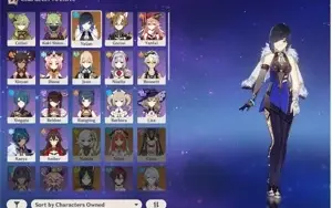 Conta com Yelan, Jean e personagens 4*