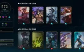 Vendo Conta Platina 1 No Lol  + 272 Skins