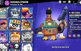 Conta Brawl Stars Boa e Barata (pacote de colecionador 8bit
