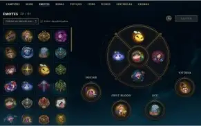 Conta LoL Plat 3, todos campeões, 119skins