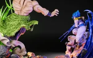 Gogeta Blue vs Broly Super Saiyan Legendary 3D STL