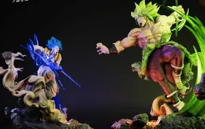 Gogeta Blue vs Broly Super Saiyan Legendary 3D STL