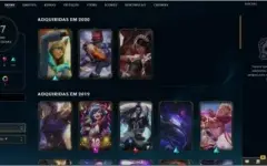 Conta Gold II 75 pdl 80 campeões 37 skins