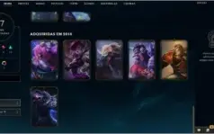 Conta Gold II 75 pdl 80 campeões 37 skins
