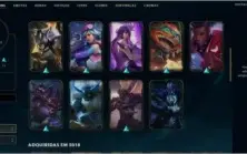 Conta Gold II 75 pdl 80 campeões 37 skins