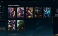 Conta Gold II 75 pdl 80 campeões 37 skins