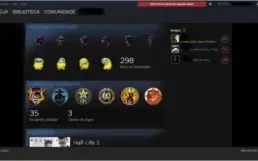 Conta Steam Lv 50 com 147 jogos