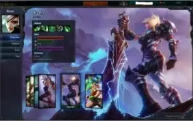 Conta LOL com riven campeonato season 2