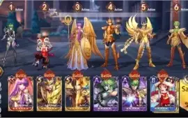 Saint Seiya Awakening servidor A1 TOP 50