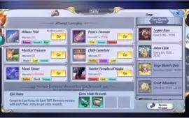 Saint Seiya Awakening servidor A1 TOP 50
