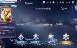 Saint Seiya Awakening servidor A1 TOP 50