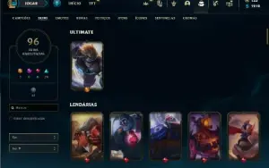 Prata 3 com 140 Champs e 96 Skins ( MAIN TOP )