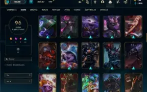 Prata 3 com 140 Champs e 96 Skins ( MAIN TOP )