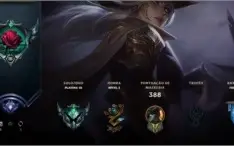 Conta Platina III 144 SKINS e 29 Chromas