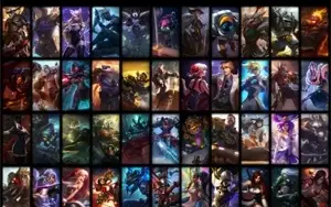 Conta prata 3 com 153 Champs e 121 Skins + 5 Vitoriosas