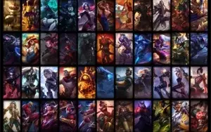 Conta prata 3 com 153 Champs e 121 Skins + 5 Vitoriosas