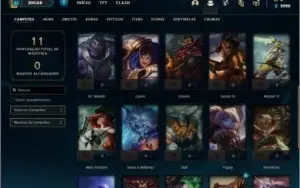 Conta ouro 4 com 3 skins e 27  champs