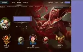 Vendo conta League Of Legends - Ouro 5
