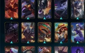Conta com 114 Skins [2 Skins Vitoriosas] e 128 Campeões